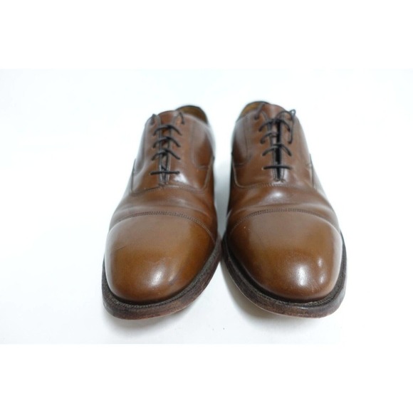 JOHNSTON & MURPHY Men Dress Shoes Cap-Toe Limited Brown 9 D/B Oxfords 8UK/42EU main image 9